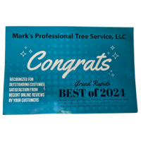Marks Professional Tree Service-Grand Rapids Award